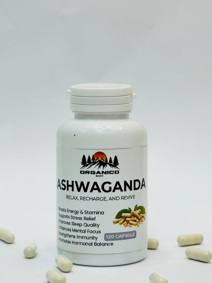 Ashwagandha Capsules (120 per bottle)